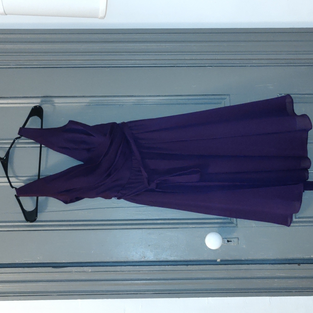 Kennedy Blue purple chiffon dress - Picture 4 of 4